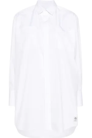 SACAI Skjorte i poplin med hævet logo