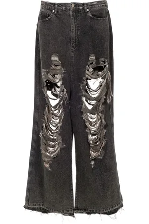 Natasha Zinko Ribbede jeans med brede ben