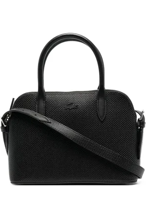 Lacoste Chantaco mini piqué lædertote