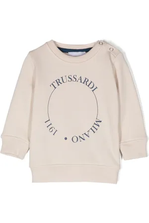 Trussardi Sweater med logotryk