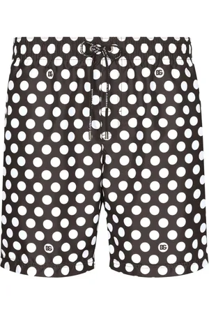 Dolce & Gabbana Polkaprikkede badeshorts