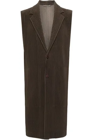 Issey Miyake Skræddersyet vest med læg