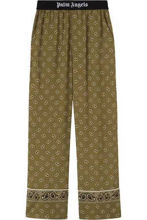 Palm Angels Paisley-mønstrede bukser med lige ben