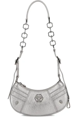 Philipp Plein Mini skuldertaske i læder