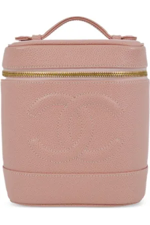 CHANEL 2002 CC stitch vanity håndtaske