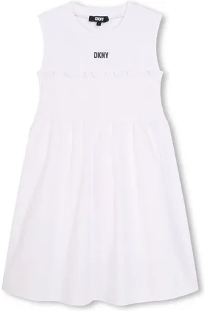 DKNY Smock-kjole med logotryk