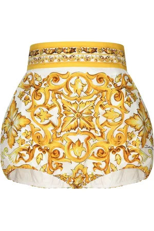 Dolce & Gabbana Shorts med Majolica-tryk