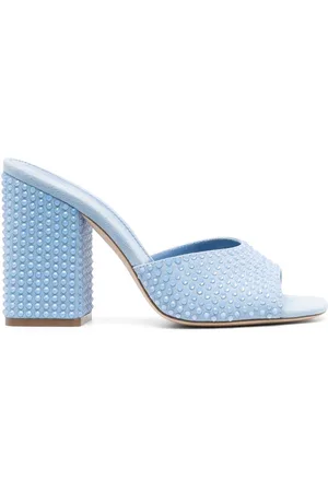 PARIS TEXAS Holly Anja 100mm mules i ruskind