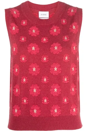 Barrie Top med blomsterbroderi