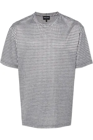 Giorgio Armani T-shirt med geometrisk mønster
