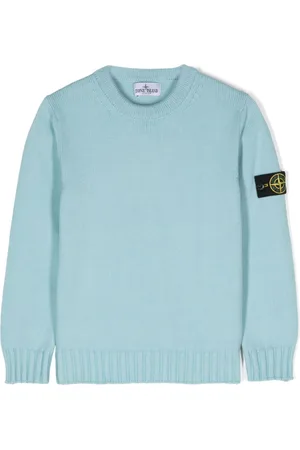 Stone Island Sweater med kompasmærke
