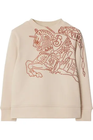 Burberry Sweatshirt med rund hals og logotryk