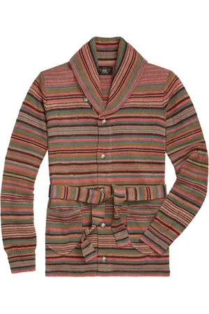 Ralph Lauren Stribet Lydia cardigan med bælte