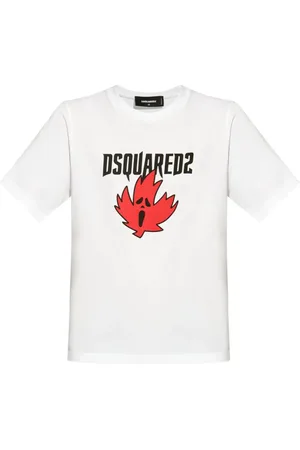 Dsquared2 Horror T-shirt med ahornblad-tryk