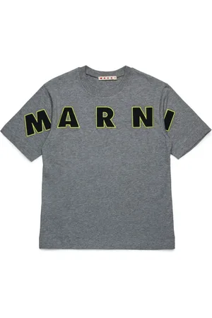 Marni T-shirt med logobroderi