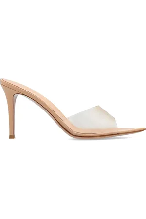 Gianvito Rossi 85 mm Elle sandaler med gennemsigtig rem