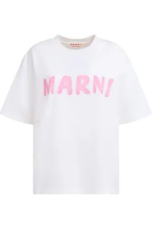 Marni T-shirt med logotryk