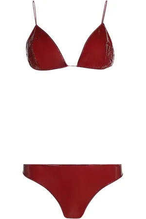 Oseree Microkini bikinisæt med lakeret finish
