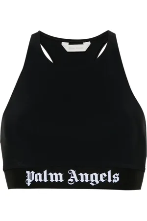 Palm Angels Cropped top med logobånd