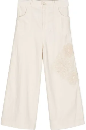 ZIMMERMANN Halliday bukser med blomstret applikation