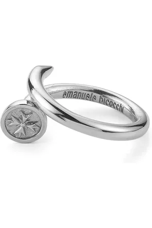 EMANUELE BICOCCHI EB spiral-ring med våbenmærke