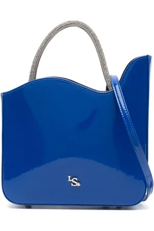 LE SILLA Ivy tote i lakeret læder