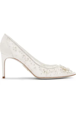 RENE CAOVILLA Pumps med krystaludsmykning