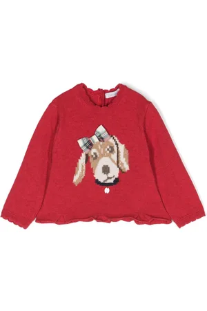 PATACHOU Intarsiastrikket sweater