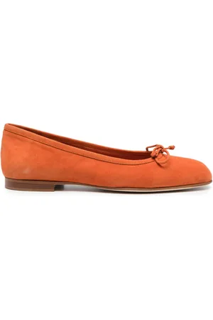 Manolo Blahnik Flade Veralli ballerinaer i ruskind