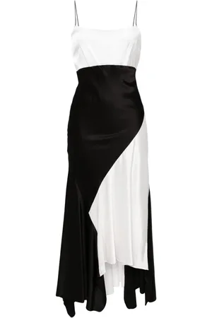 ALICE+OLIVIA Mellemlang Rosa handkerchief-kjole