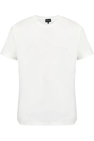 Giorgio Armani T-shirt med broderet logo