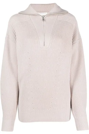 Marant Etoile Benny sweater med kort lynlås