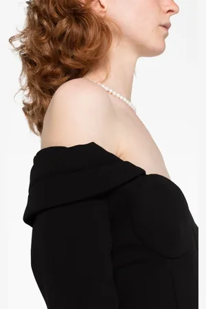 MAGDA BUTRYM Kjole med off-shoulder-snit og sweetheart-udskæring
