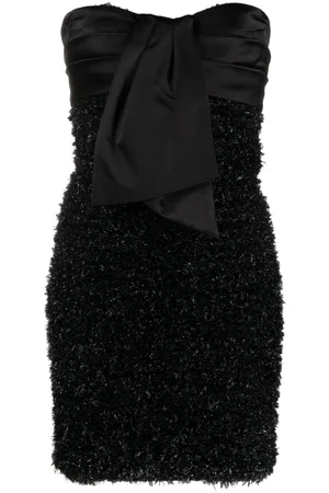 Balmain Kort kjole i metallisk tweed
