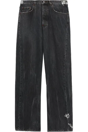 MAGLIANO Jeans med lige ben og slitageeffekt
