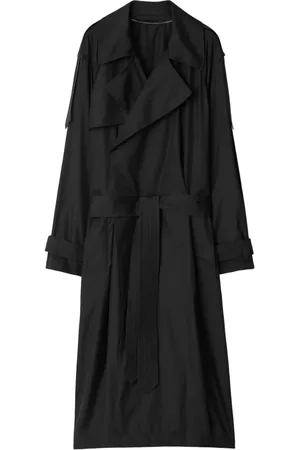 Burberry Dobbeltradet trenchcoat i silke