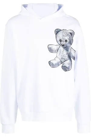 Philipp Plein Hættetrøje med Paisley Bear-tryk