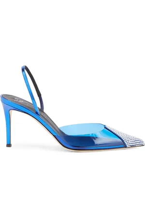 Giuseppe Zanotti Leonor 85mm pumps med krystaludsmykning