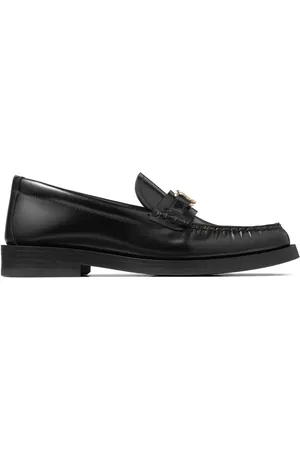 Jimmy Choo Addie læderloafers med logoplade