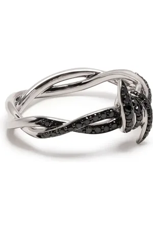STEPHEN WEBSTER Forget Me Knot diamantring i 18 karat hvidguld