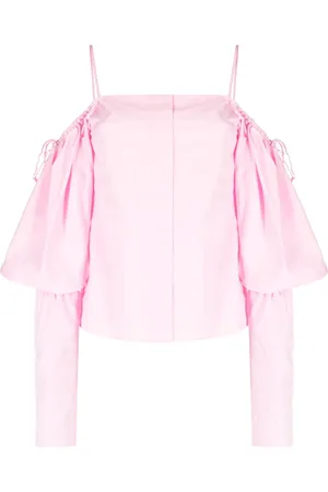 REJINA PYO Bay bluse med off-shoulder-snit