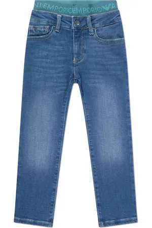 Emporio Armani J07 jeans med lige ben og bånd i taljen