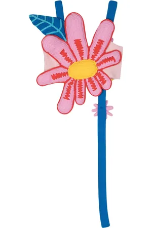 MIRA MIKATI Cropped top med blomstret applikation