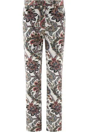 Etro Jeans med paisleytryk og lige ben
