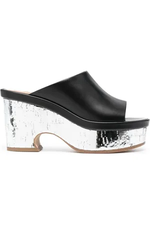 Chloé Oli plateau-mules i læder