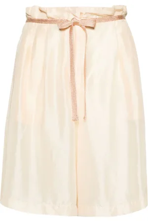 FORTE FORTE Silkeshorts med brede ben