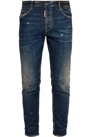 Dsquared2 Skater skinny-jeans med slitageeffekt
