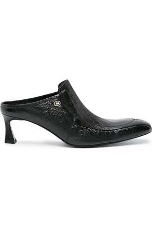 MARTINE ROSE Snout 65mm mules i læder