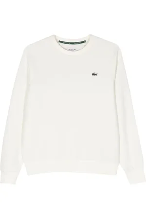 Lacoste Sweatshirt i jersey med krokodillemærke
