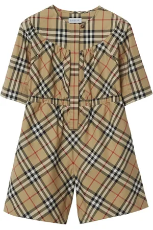 Burberry Vintage-ternet jumpsuit i bomuld
